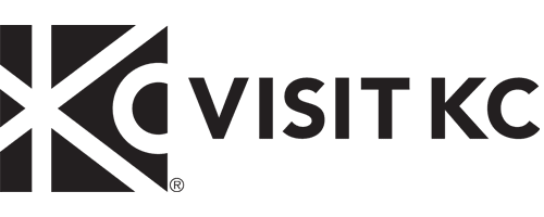 Visit KC Horizontal Logo - B&W