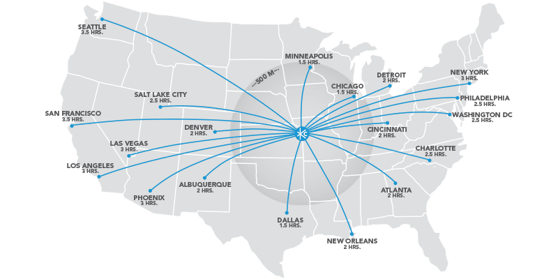 US Flight Map