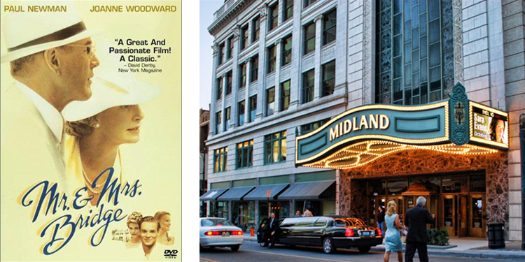 Mr. & Mrs. Bridge filmed at Midland Theatre