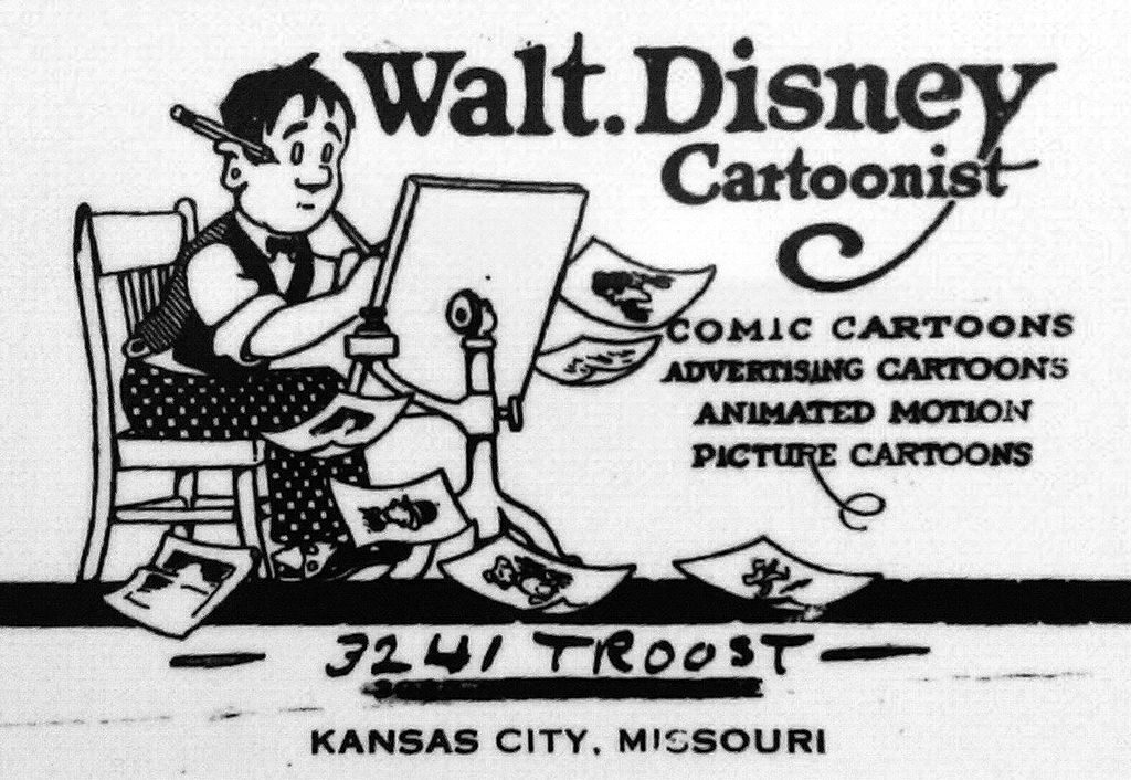 Walt Disney Cartoonist Advertisement