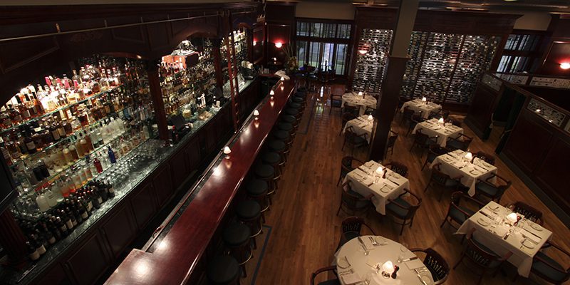 Interior of 801 Chophouse