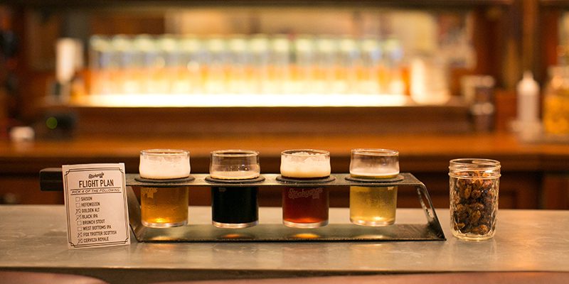 Flight at Stockyards Brewing Co.