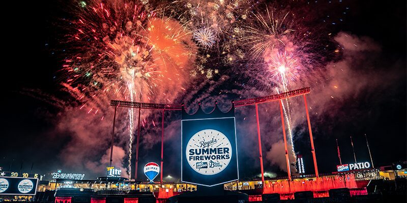Kansas City Royals summer fireworks 2023