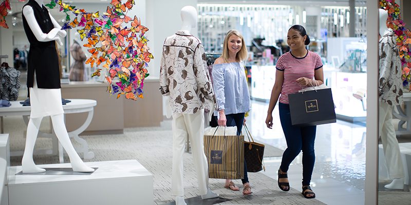 Shoppers at Halls Kansas City