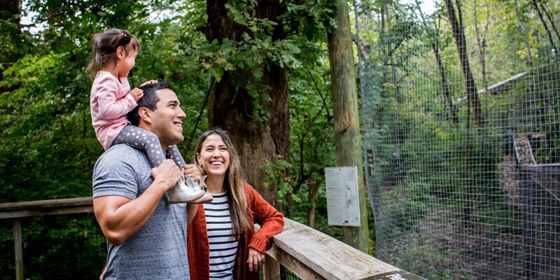 Family at the KC Zoo