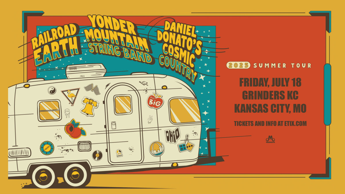 Railroad Earth, Yonder Mountain SB, & Daniel Donato @ Grinders KC Event Venue – Event_Image [EVENT]