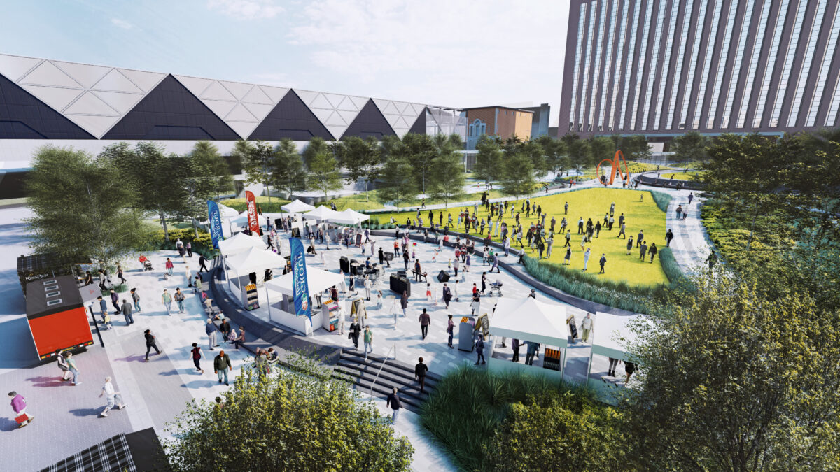Barney Allis Plaza rendering 2