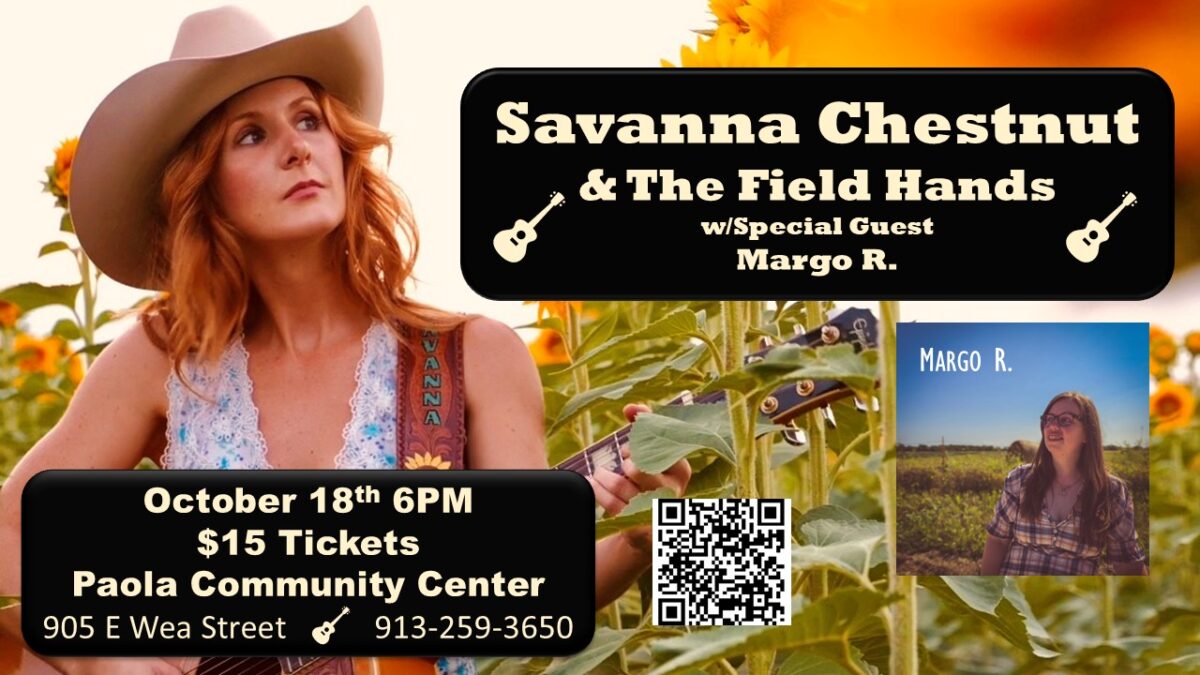 Savanna Chestnut & The Field Hands w/Margo R. Concert – Event_Image [EVENT]