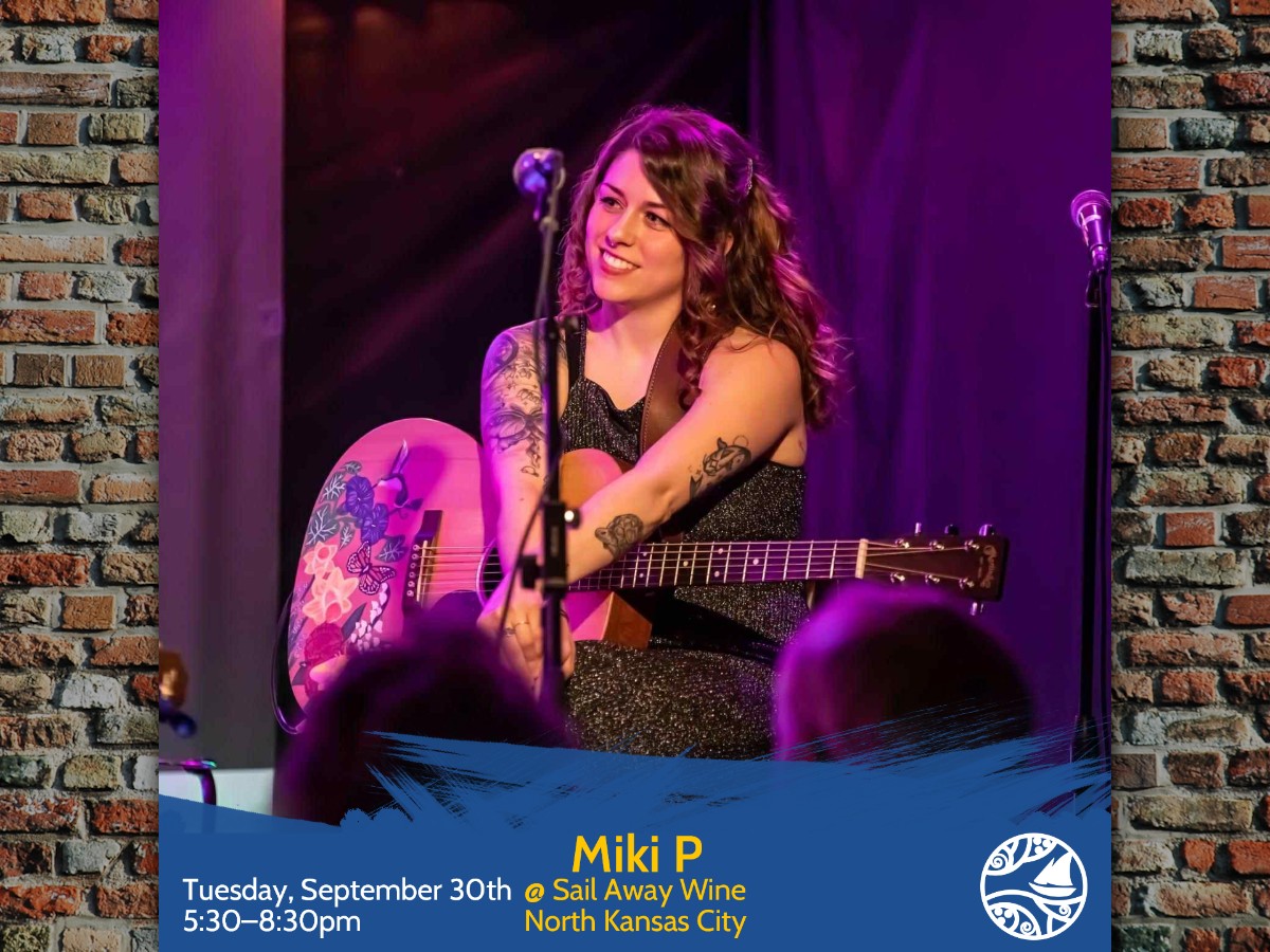Miki P: Live Music Tuesdays at Sail Away Wine – Event_Image [EVENT]