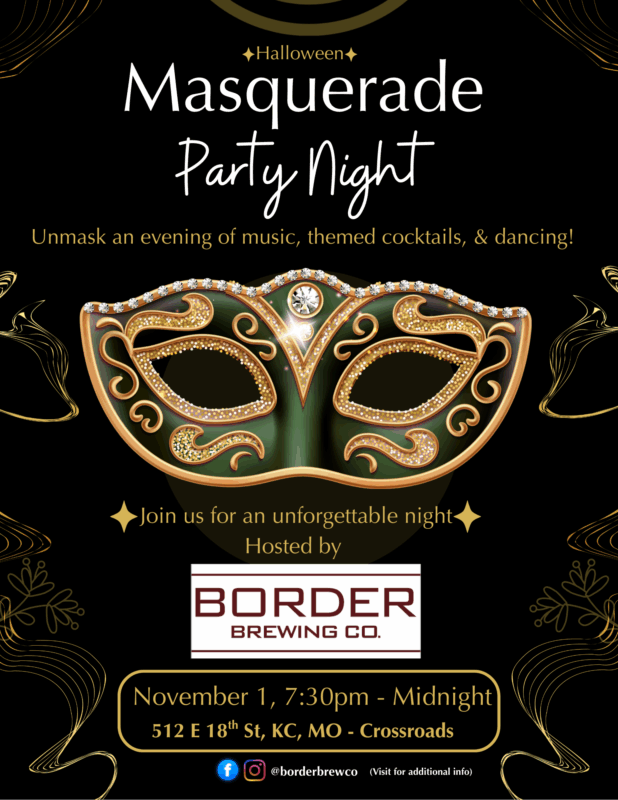 Masquerade Party @ Border Brew Co. – Event_Image [EVENT]