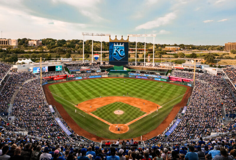 Los Angeles Dodgers tegen Kansas City Royals 13 augustus 2022