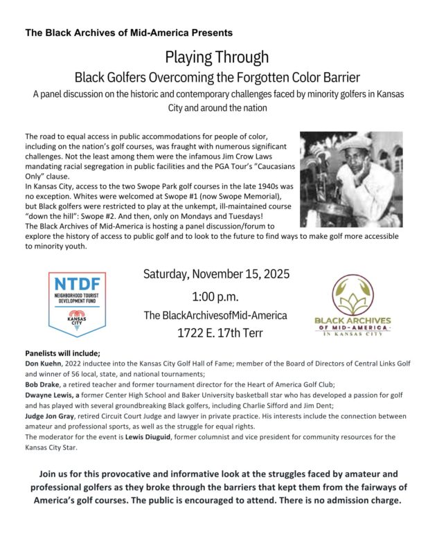 Playing Through Black Golfers Overcoming the Forgotten Color Barrier – Event_Image [EVENT]