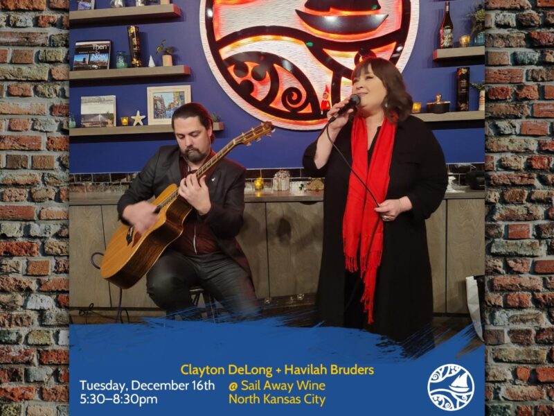 Clayton DeLong + Havilah Bruders: Live Music Tuesdays at Sail Away Wine – Event_Image [EVENT]