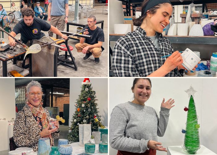 First Friday at Belger Arts – Holiday Exhibition, Live Glassblowing with Crowd Participation, Live Clay Demos and More! – Event_Image [EVENT]