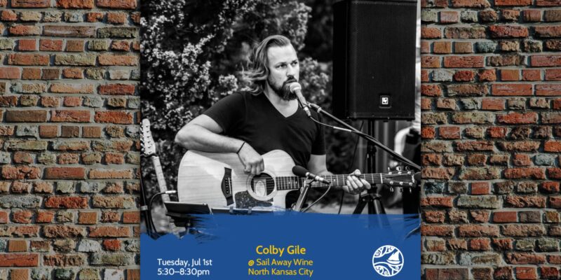 Colby Gile: Live Music Tuesdays at Sail Away Wine – Event_Image [EVENT]
