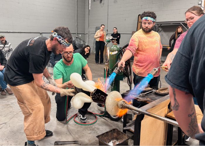 Free Public Viewing of Glass Blowing Production of the Fountain Project 2026 – Event_Image [EVENT]