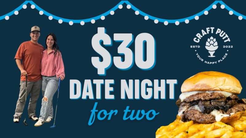 ¡Una velada romántica para dos por 30 $ en Craft Putt! – Imagen del evento [EVENTO]