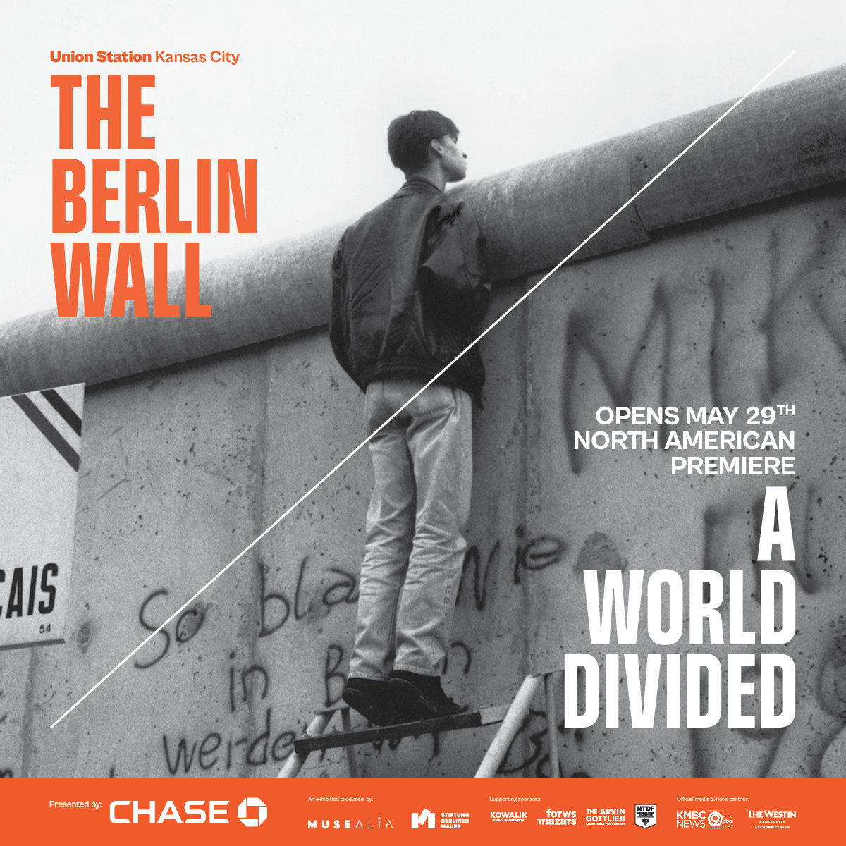 Die Berliner Mauer. Eine geteilte Welt. Ausstellung in der Union Station – 29. Mai bis 13. Dezember 2026 – Event_Image [EVENT]