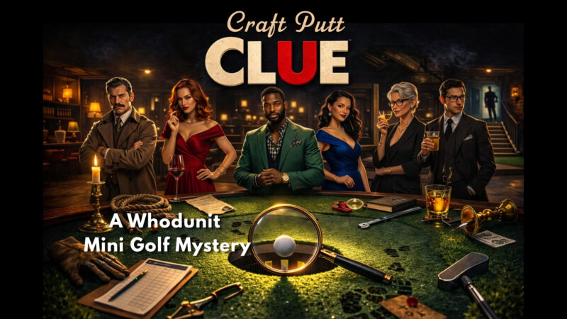 Craft Putt CLUE: Spielen Sie den Platz. Lösen Sie den Fall. – Event_Image [EVENT]