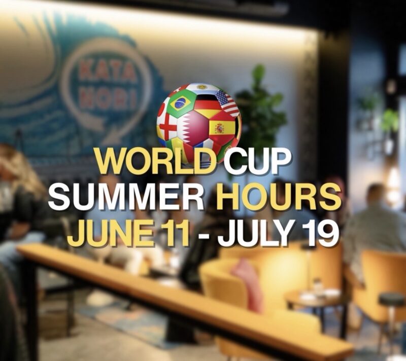 Kata Nori abre hasta tarde con motivo del Mundial – Imagen del evento [EVENT]