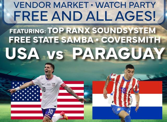 Lawrence Community Soccer Kickoff & Street Party: USA v Paraguay – Event_Image [EVENT]