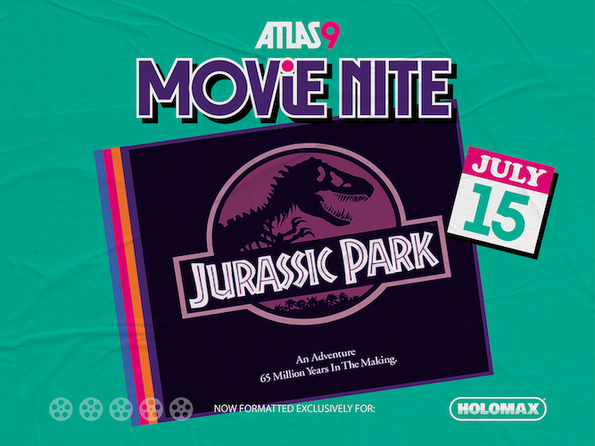 Atlas9 Movie Nite: Jurassic Park – Evenementafbeelding [EVENT]