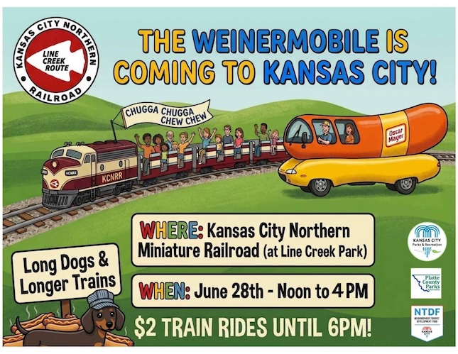 El Wienermobile en el Tren en Miniatura – Imagen del evento [EVENT]