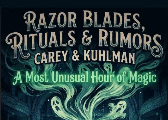 Razor Blades, Rituals & Rumors (A Most Unusual Hour of Magic) – Event_Image [EVENT]
