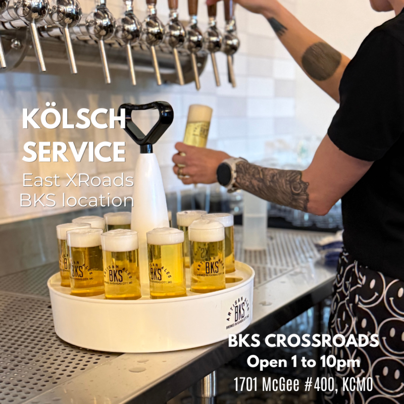 Kölsch Style Service at BKS Artisan Ales – Crossroads – Event_Image [EVENT]
