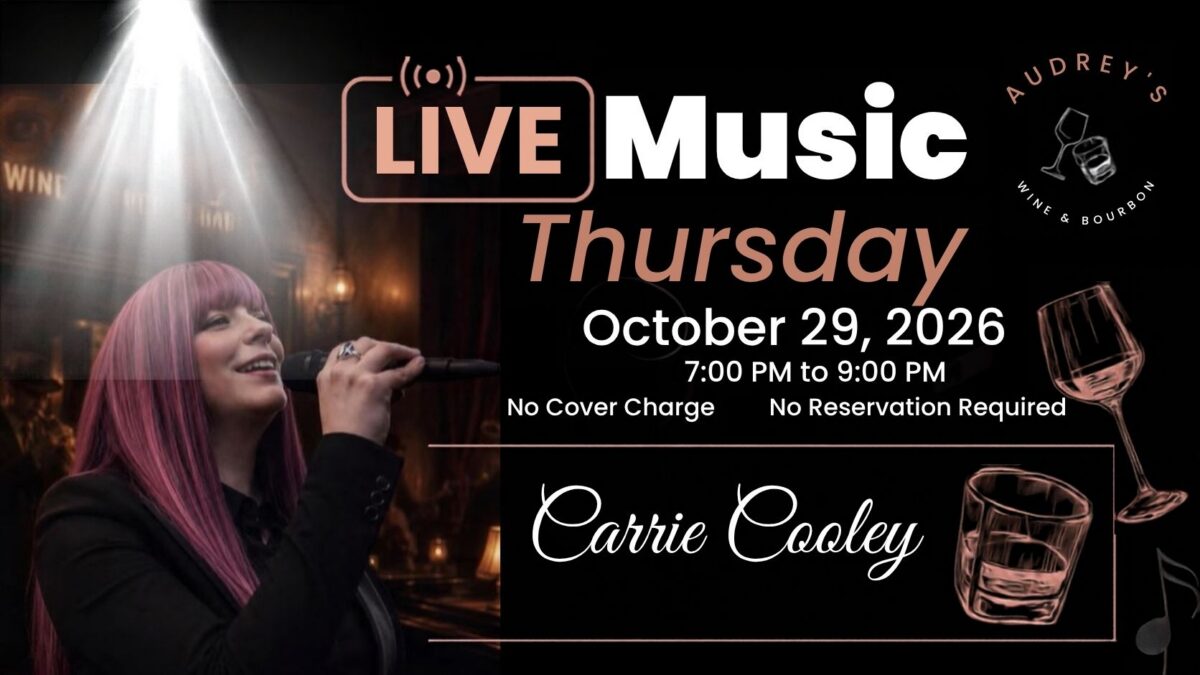 Live Music – Carrie Cooley at Audrey’s – Event_Image [EVENT]