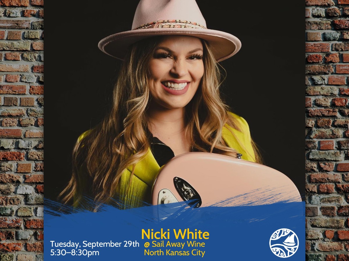 Nicki White: Live Music Tuesdays at Sail Away Wine – Event_Image [EVENT]