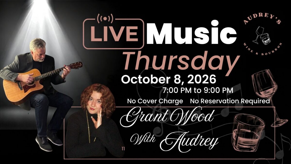 Live Music – Grant and Audrey Wood at Audrey’s W + B Lounge – Event_Image [EVENT]