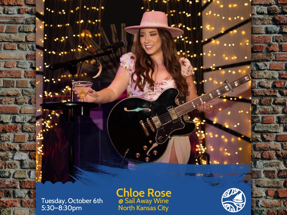 Chloe Rose: Live muziek op dinsdag bij Sail Away Wine – Evenementafbeelding [EVENT]