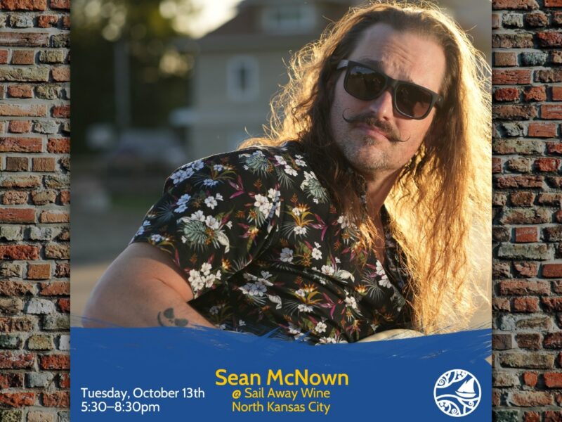 Sean McNown: Terças-feiras com música ao vivo no Sail Away Wine – Imagem do evento [EVENTO]