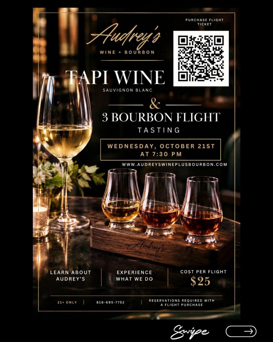 Sip & Discover: Wine + Bourbon at Audrey’s – Event_Image [EVENT]