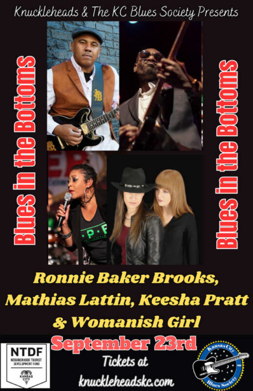 «Blues in the Bottoms», presentado por Knuckleheads y la KC Blues Society – Imagen del evento [EVENTO]