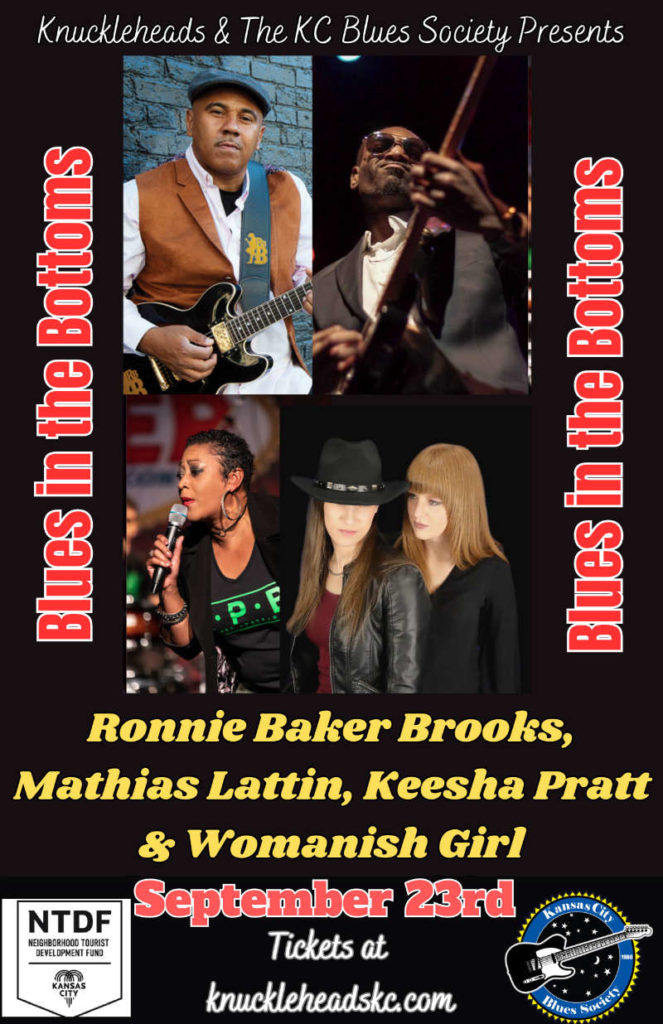 «Blues in the Bottoms», apresentado pelos Knuckleheads e pela KC Blues Society – Imagem do evento [EVENTO]